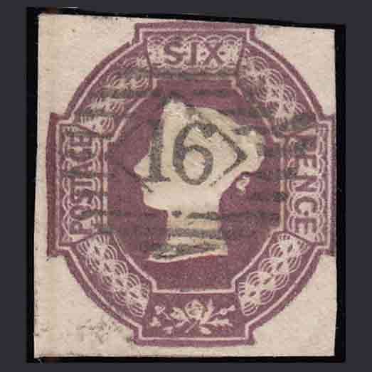 QV Embossed Stamps