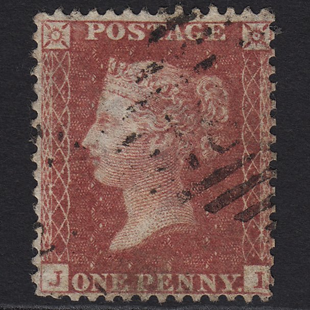 GB QV 1857 1d (Plate 52) SG40-C10(1) JL GU in Ireland Missing Imprimatur