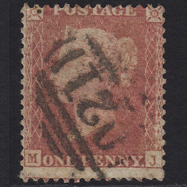 GB QV 1857 1d Rose-red (Plate 66) SG40-C10(1) MJ GU ST Just 021