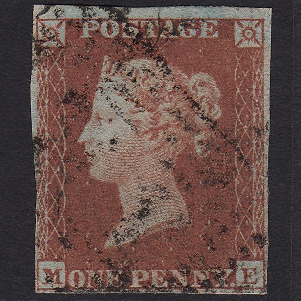GB QV 1841 1d Red-brown (Plate 160) SG8-B2(1) ME GU Scotland nr 4M Imperf