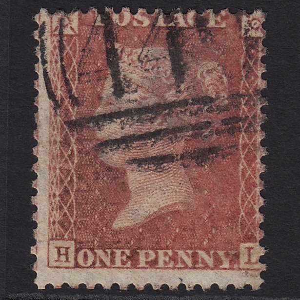 GB QV 1857 1d Rose-red (Plate 59) SG40-C10(1) HL GU Missing Imprimatur