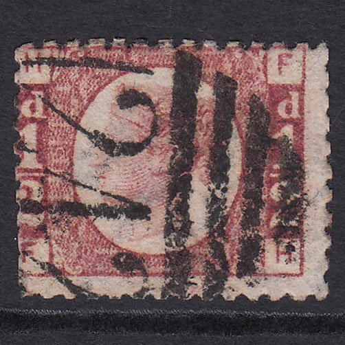 GB QV 1870 1/2d Rose-red (Plate 15) SG48-G4 FH GU Derby 242
