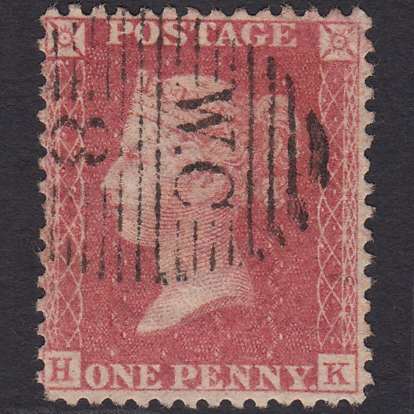 GB QV 1857 1d Rose-red (Plate 44) SG40-C10(1) HK FU London D&S WC8