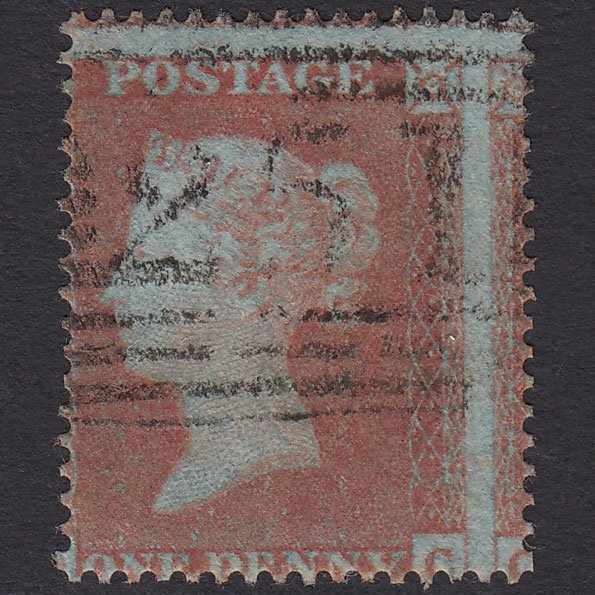 GB QV 1854 1d (Plate 181) SG17-C1(1) OC FU Montrose 251 Large Misperf