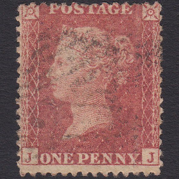 GB QV 1857 1d Rose-red (Plate 57) SG40-C10(1) JJ GU Ireland