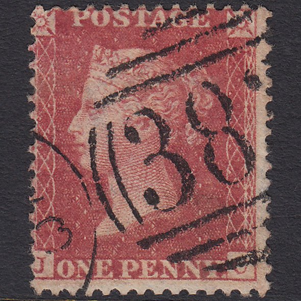 GB QV 1857 1d Rose-red (Plate 58) SG40-C10(1) JC GU Hull 383