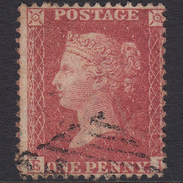 GB QV 1857 1d Rose-red (Plate 47) SG40-C10(1) EI FU Light Irish Cancel