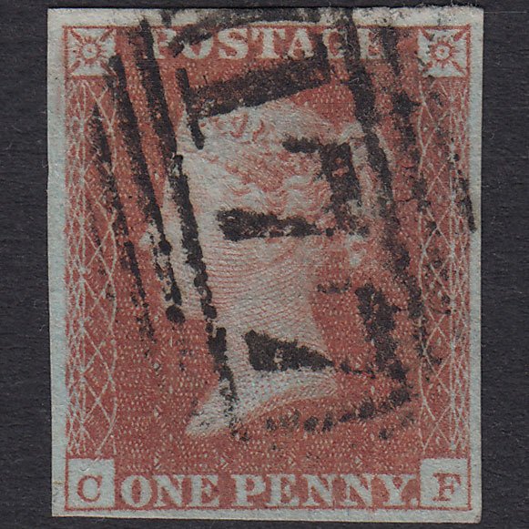 GB QV 1841 1d Plate 101 SG8-B1(1) CF FU 4 Good Margins Cheltenham 177