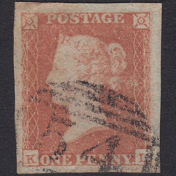 GB QV 1841 1d Plate 101 SG8-B1(1) KL GU 4 Huge Margins Battle 54