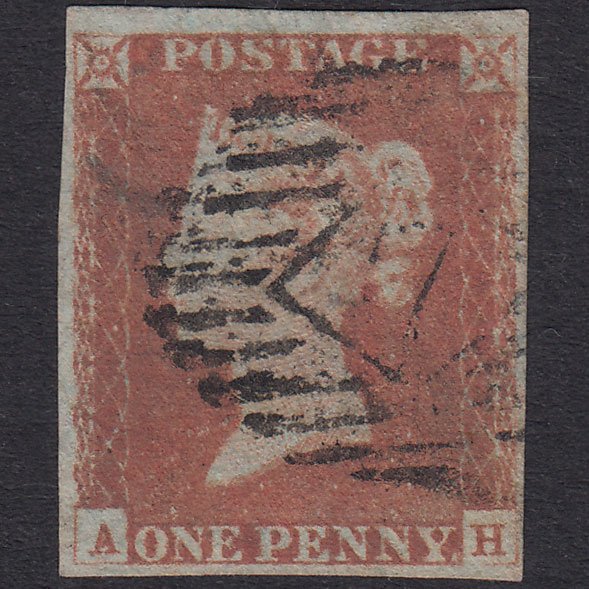 GB QV 1841 1d Plate 67 SG8-B1(1) AH GU Missing Imprimatur 4M London IS 7