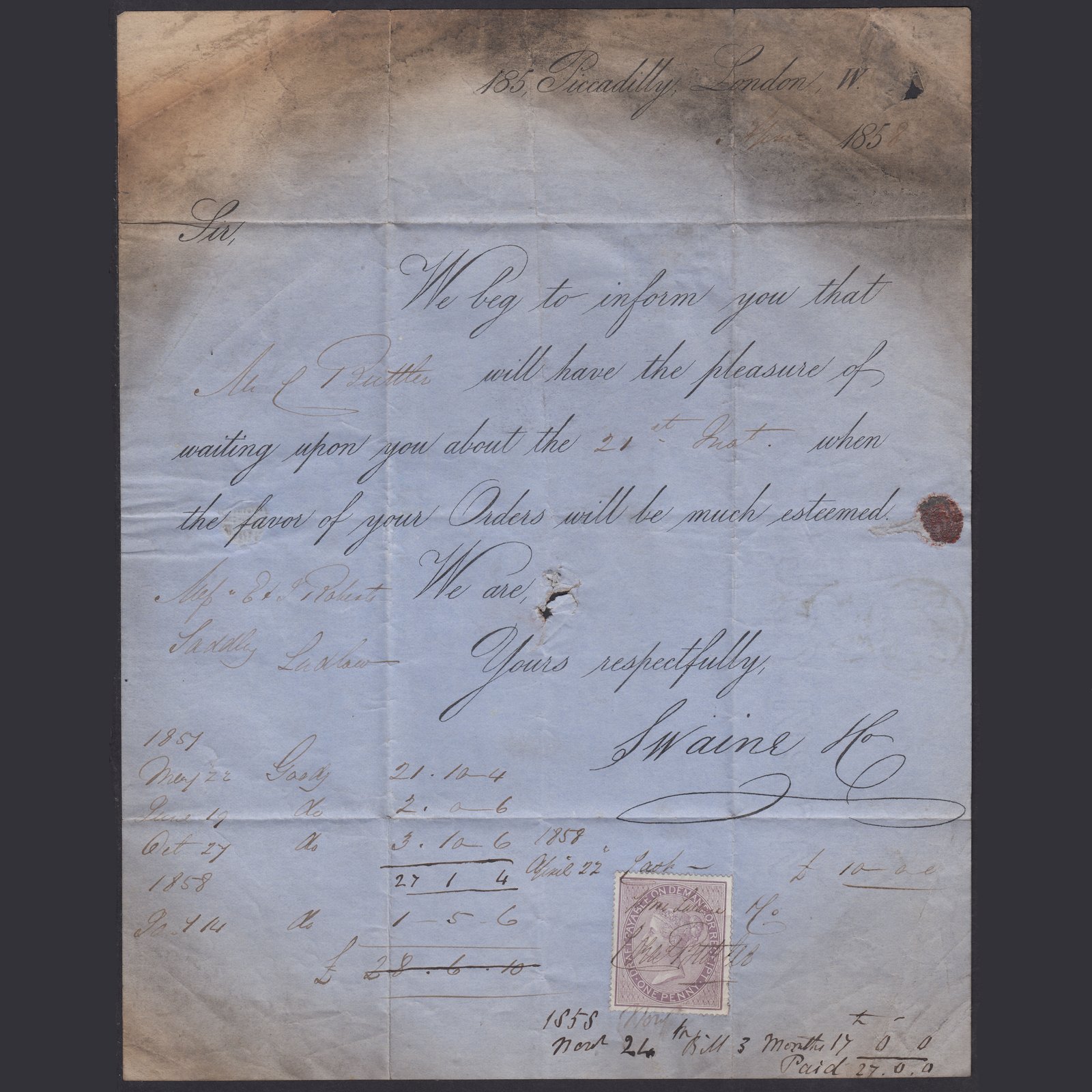 Additional view of stamp 11629