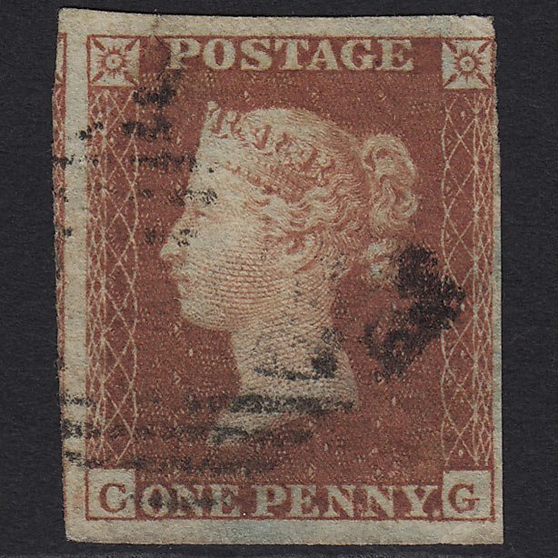 GB QV 1841 1d Red-brown (Plate 154) SG8-B2(1) CG GU nr 4M Light Irish Cancel