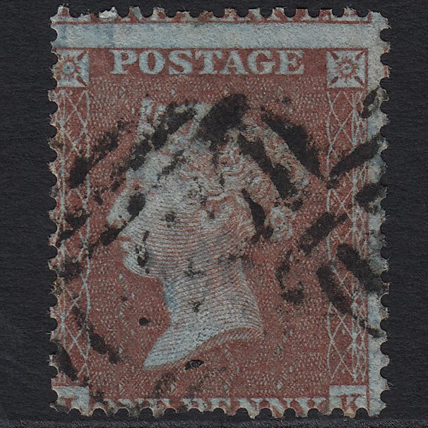 GB QV 1855 1d Red-brown (Plate 3) SG24-C3(1) LK GU Misperf