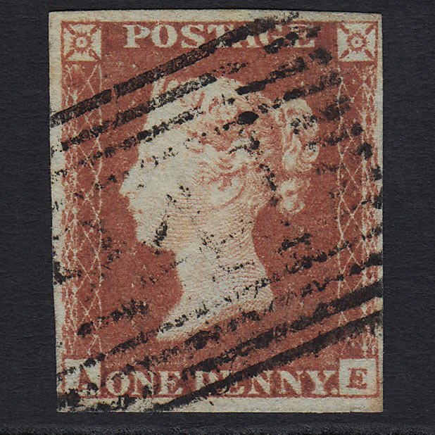 GB QV 1841 1d (Plate 91) SG8 AE FU Markinch (241) 4M Missing Imprimatur