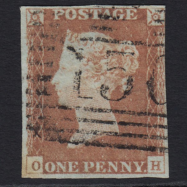 GB QV 1841 1d Red-brown (Plate 68) (SG8) 'OH' GU Fraserburgh (150) 4M