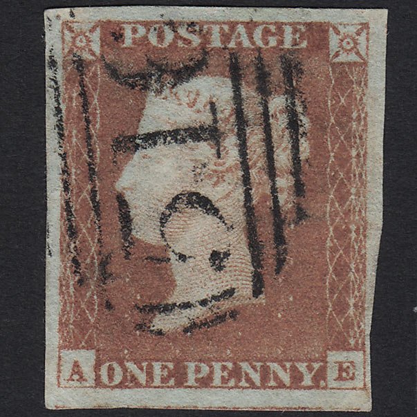 GB QV 1841 1d (Plate 70) SG8-B1(1) AE GU Marlborough 516 4M Missing Imprimatur