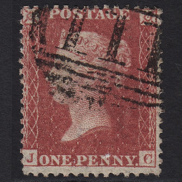 GB QV 1857 1d Rose-red (Plate 56) SG40-C10(1) JC FU Bingley 111