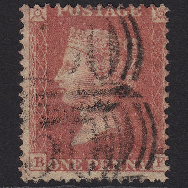 GB QV 1857 1d Rose-red (Plate 47) SG40-C10(1) BF FU