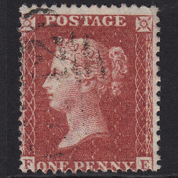 GB QV 1857 1d Rose-red (Plate 47) SG40-C10(1) FE GU Light Cancel