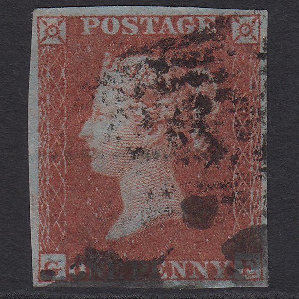 GB QV 1841 1d Very Blued (Plate 167) SG8a-B1(2) GE GU
