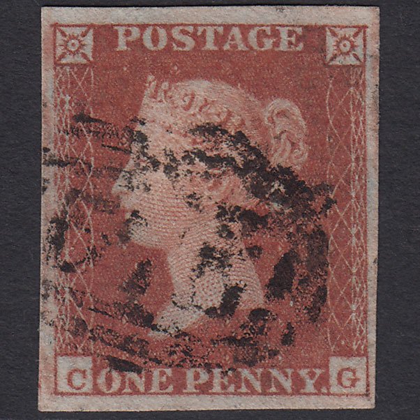 GB QV 1841 1d Red-brown (Plate 131) SG8-B2(1) CG FU 4 Good Margins