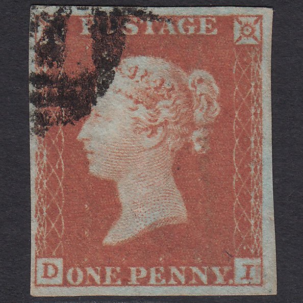 GB QV 1841 1d Red-brown (Plate 98) SG8-B1(1) DI FU 4 Good Margins