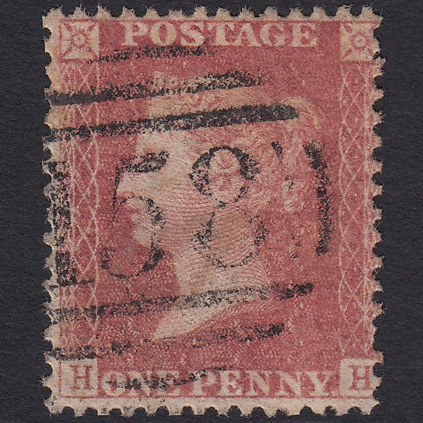 GB QV 1857 1d Rose-red (Plate 39) SG40-C10(1) HH FU Cambridge 158