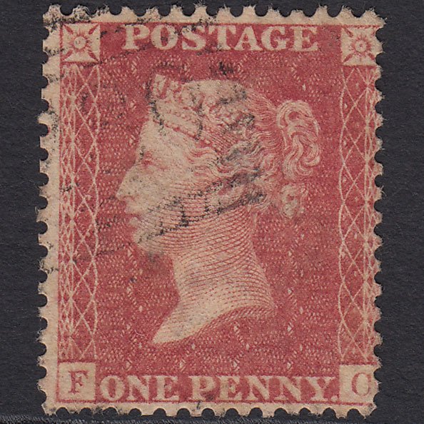 GB QV 1857 1d Rose-red (Plate 47) SG40-C10(1) FC GU Perth 280 Experimental