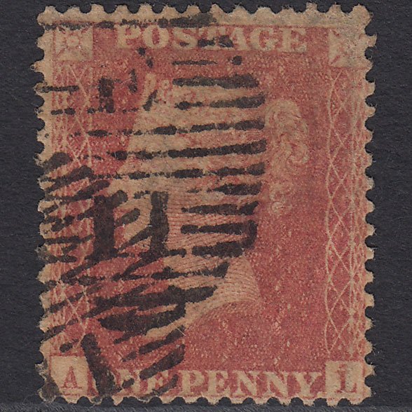 GB QV 1857 1d (Plate 48) SG40-C10(1) Const Var AL GU Missing Imprimatur