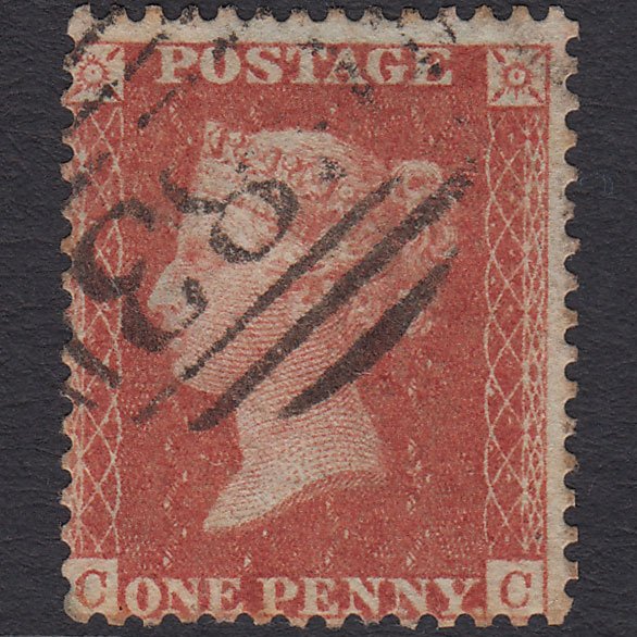 GB QV 1857 1d Pale Red (Plate 31) SGC8(9) CC GU