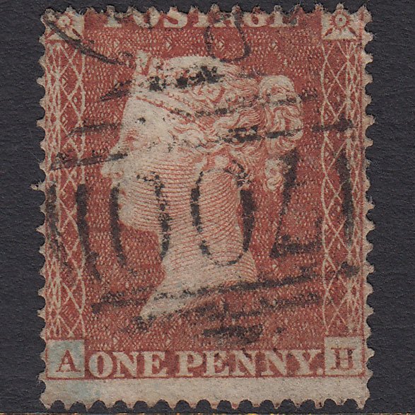 GB QV 1855 1d (Plate 3) SG21-C4(1) AH FU Missing Imprimatur Sheffield 700
