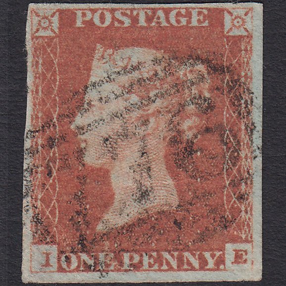 GB QV 1841 1d Red-brown (Plate 78) SG8-B1(1) IE GU 4 Margins Taunton 776