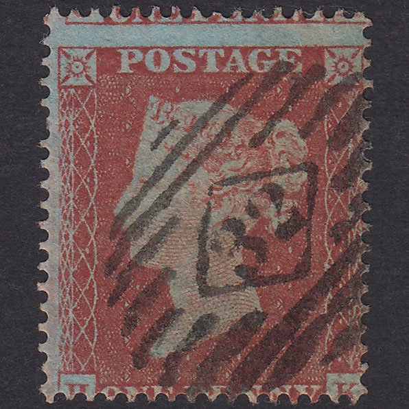GB QV 1854 1d Red-Brown Plate 172 SG17-C1(1) HK FU London IS 32