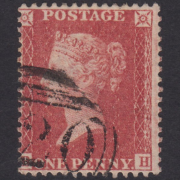 GB QV 1857 1d Rose-Red Plate 41 SG40-C10(1) BH FU 45