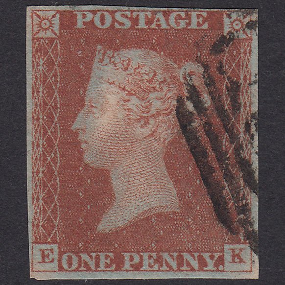 GB QV 1841 1d Red-Brown Plate 46 SG8-B1(1)-BS35 EK FU