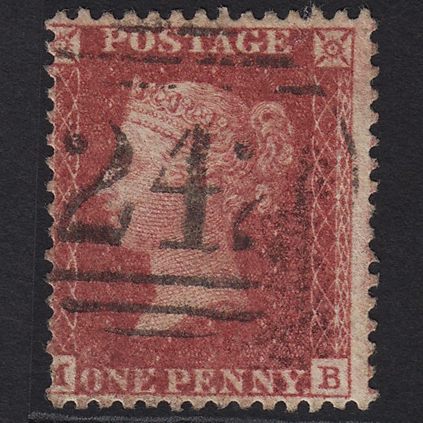 GB QV 1857 1d Rose-red (Plate 60) SG40-C10(1) MB GU Derby 242