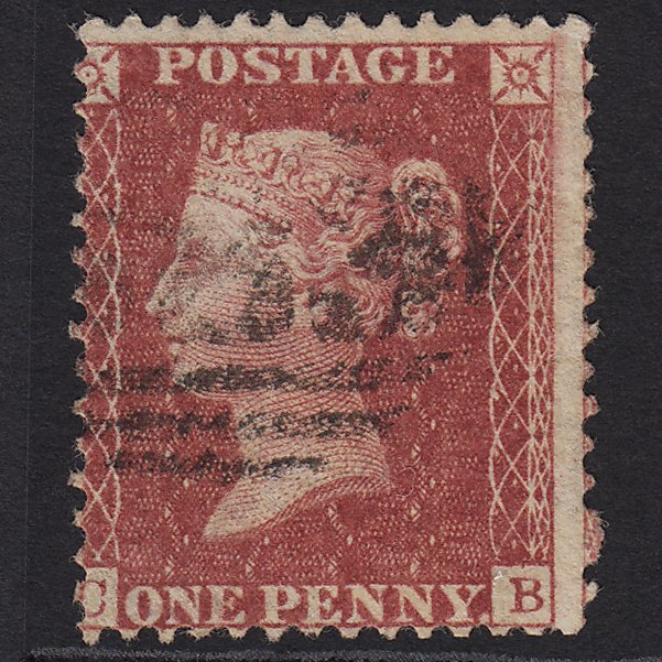 GB QV 1857 1d Rose-red (Plate 36) SG40-C10(1) CB FU Misperf
