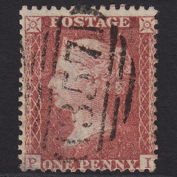 GB QV 1857 1d Rose-red (Plate 27) SG40-C10(1) PI GU Hereford 357 Type D