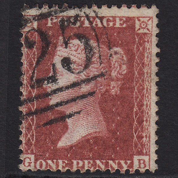 GB QV 1857 1d Rose-red (Plate 59) SG40-C10(1) GB GU