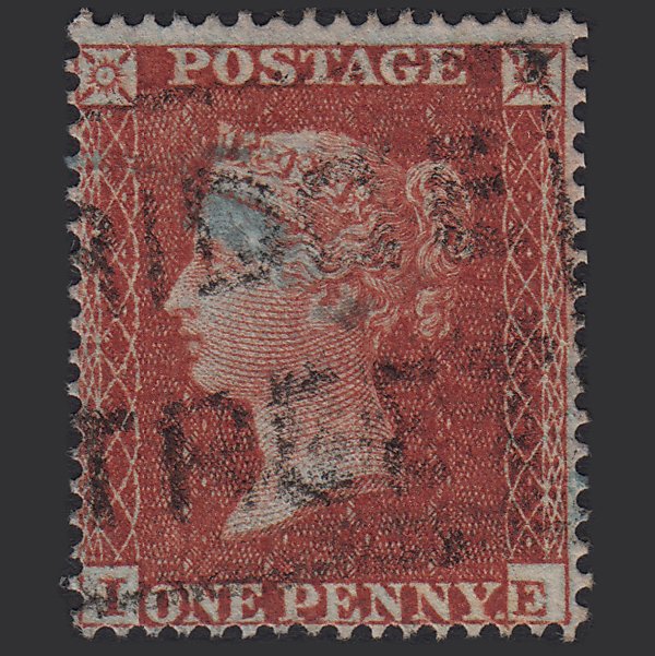 GB QV 1855 1d (Plate 3) SG21-C4(1) IE FU Bridge Street Scots Local Cancel