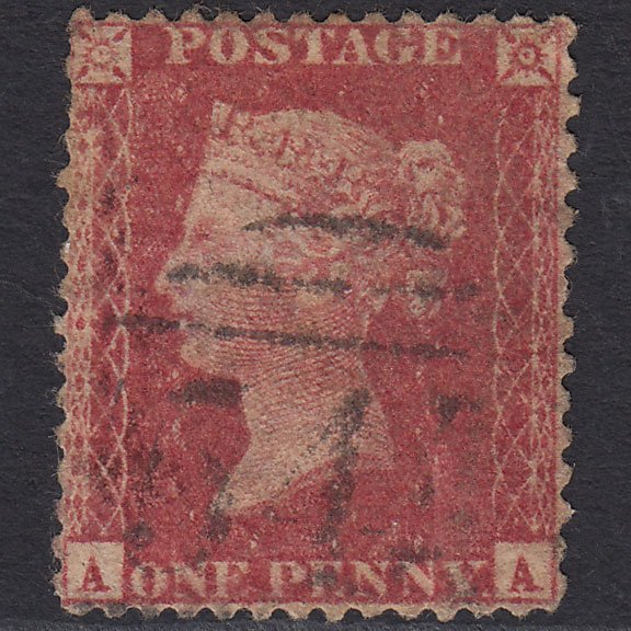 GB QV 1857 1d (Plate 36) SG40-C10(1) AA GU Missing Imprimatur Very Well Centred