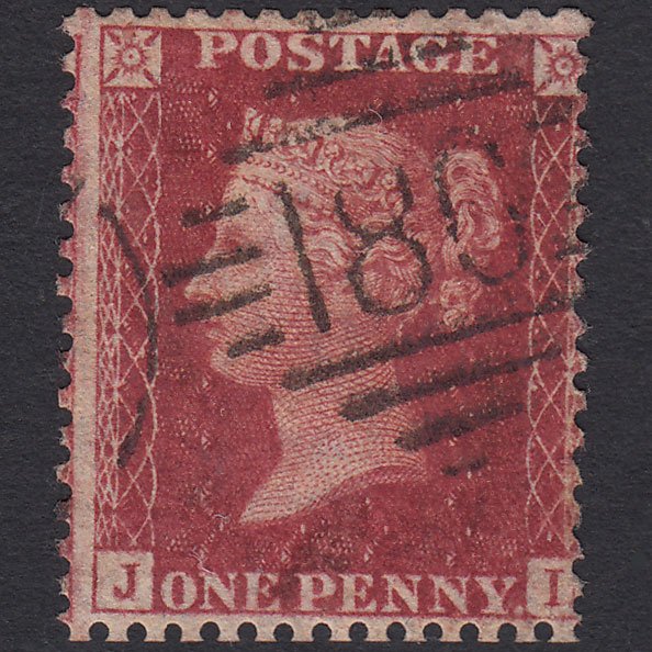 GB QV 1857 1d (Plate 56) SG41-C10(4) JL FU Missing Imprimatur Dublin 186