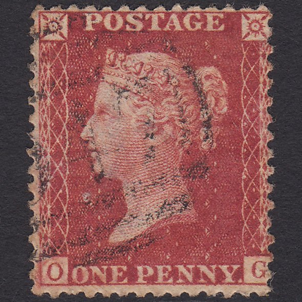 GB QV 1857 1d Rose-red (Plate 36) SG40-C10(1) OG GU