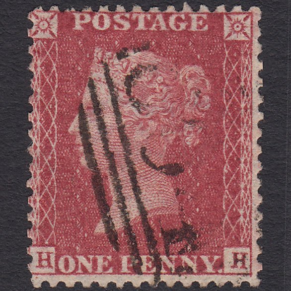 GB QV 1857 1d Rose-red (Plate 67) SG40-C10(1) HH FU