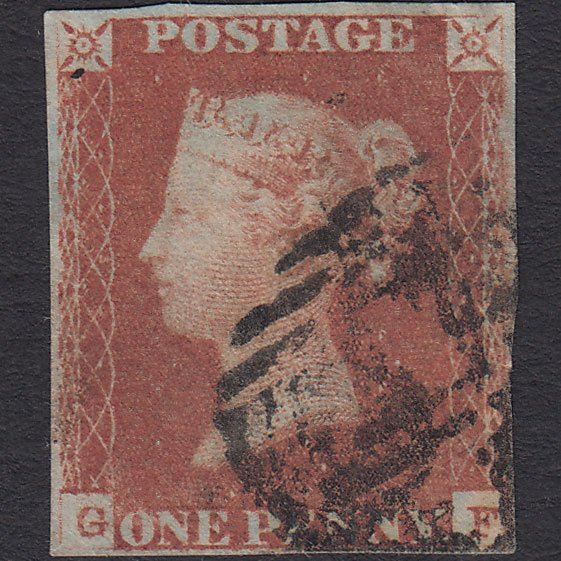 GB QV 1841 1d Red-brown (Plate 78) SG8-B1(1) GF GU nr 4 Margins