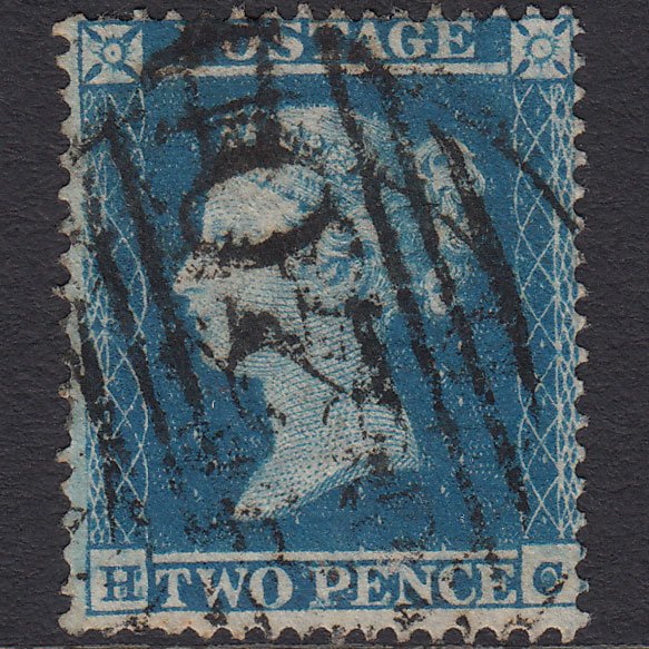 GB QV 1854 2d Pale Blue (Plate 4) SG20-F1(2) HC GU