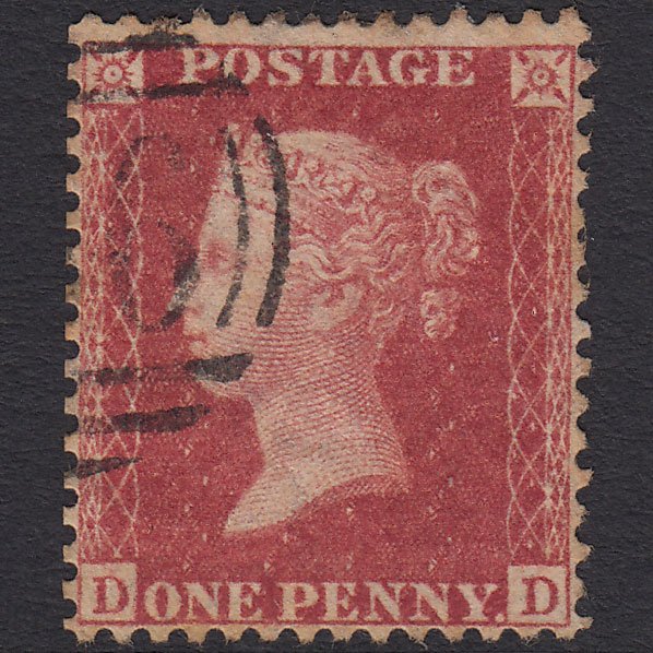 GB QV 1857 1d Rose-red (Plate 68) SG40-C10(1) DD GU