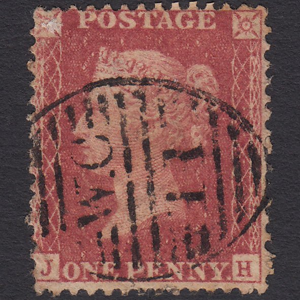 GB QV 1857 1d Rose-red (Plate 66) SG40-C10(1) JH GU London D&S WC11