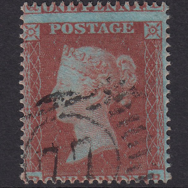 GB QV 1854 1d Plate 183 SG17-C1(1) RB VFU London D&S 77 Large Misperf