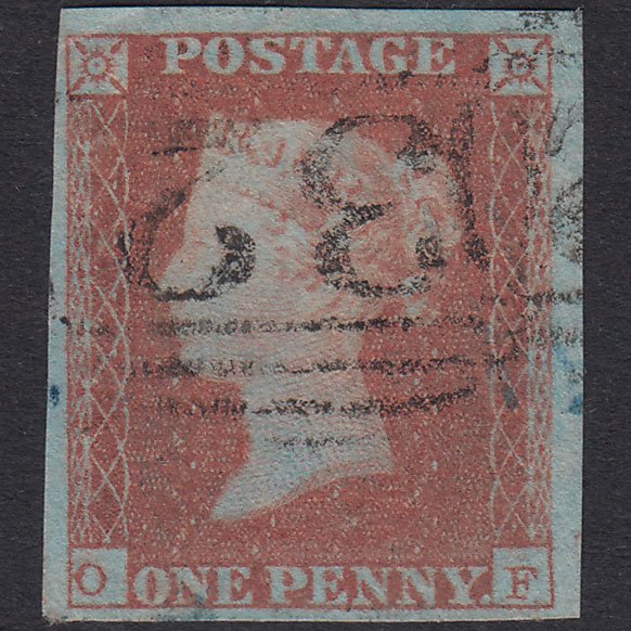 GB QV 1841 1d Plate 88 SG8A-B1(2) OF FU 4 Goodm Ashton-Under-Lyne 32